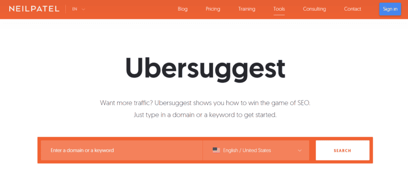 ubersuggest