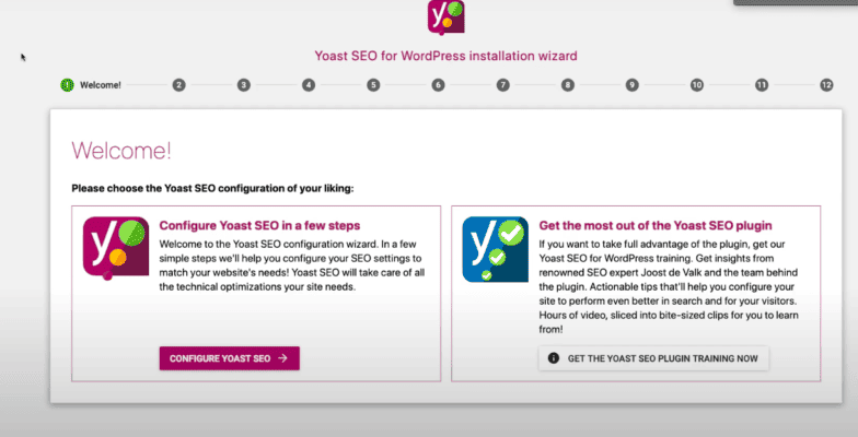 Yoast seo for wordpress installation