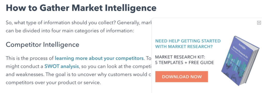 วิธีการทำ Call To Action ในรูปแบบของ Pop-up