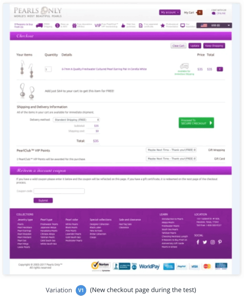 เว็บไซต์ PearlsOnly ขายเครื่องประดับ เพิ่มรายได้ 12%