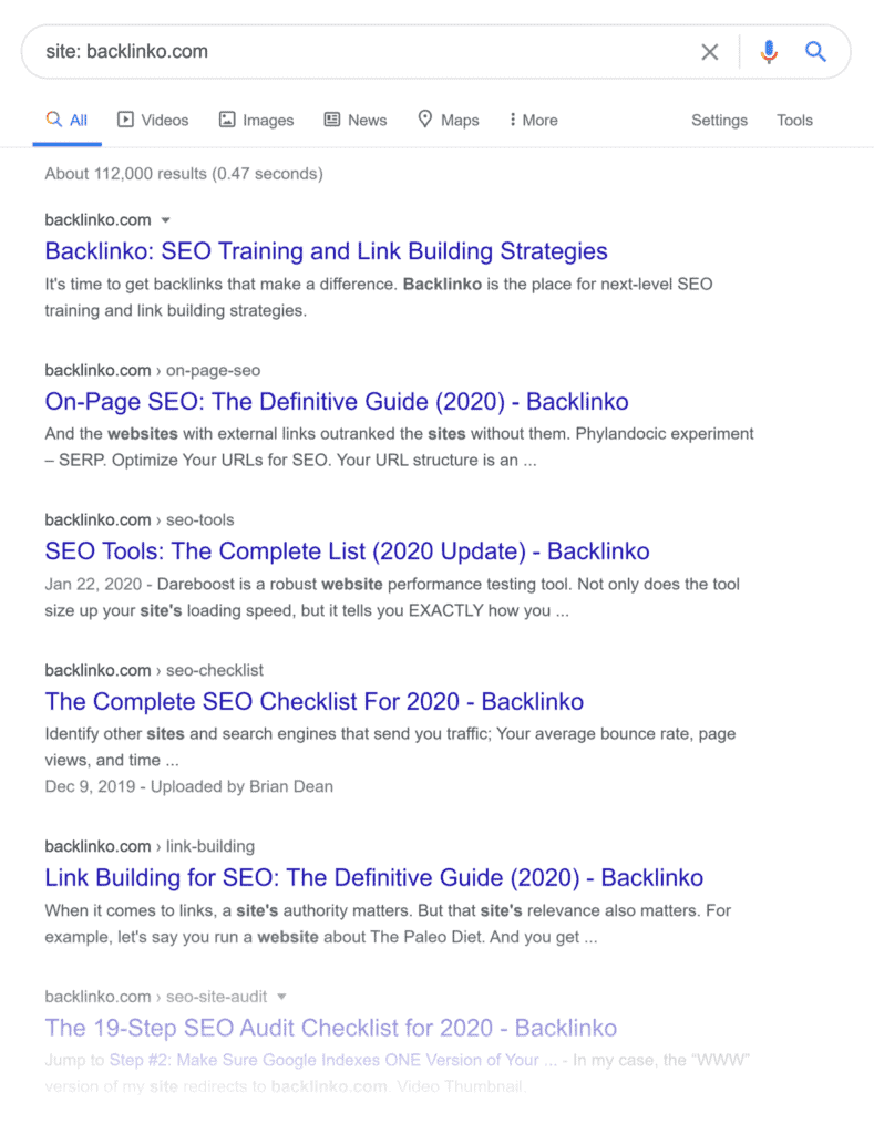 ตรวจสอบการ Indexed Pages