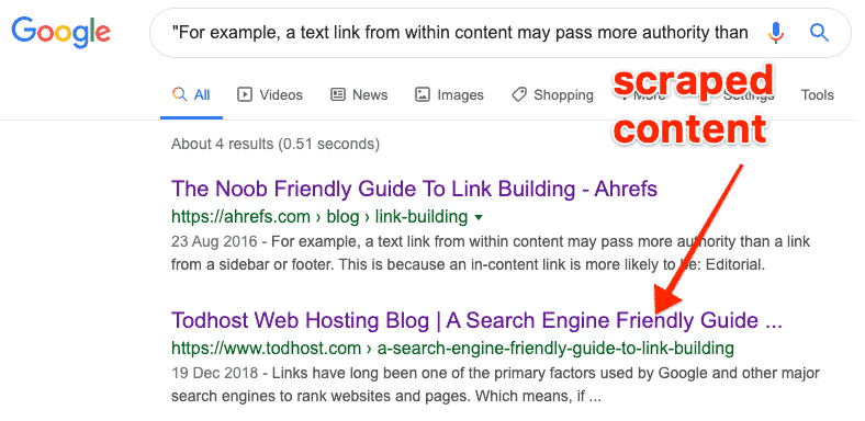 ตรวจสอบการคัดลอกเนื้อหาข้ามเว็บไซต์