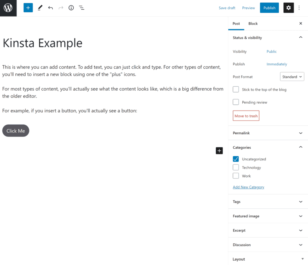 ขั้นตอนการสร้างโพสต์ด้วยตัวคุณเอง-วิธีการใช้-Block-Editor