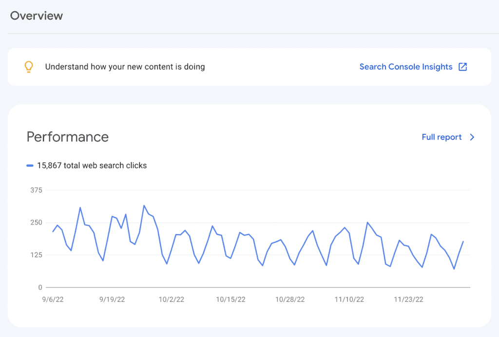 google search console