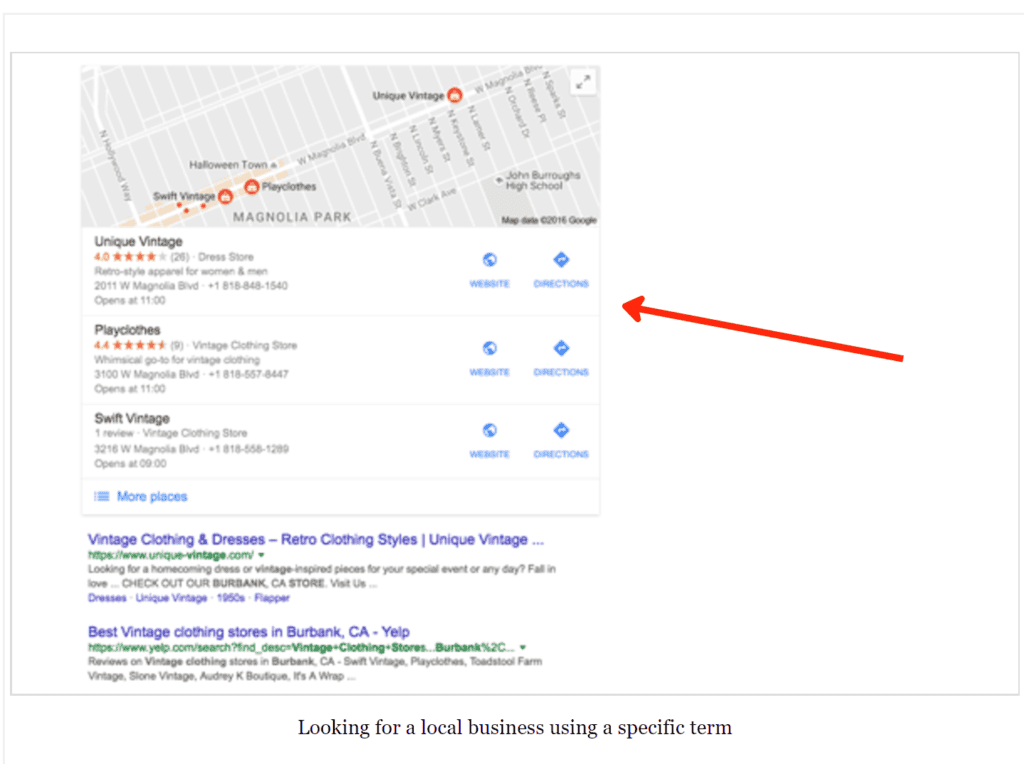 ตัวอย่าง Local Business Schema