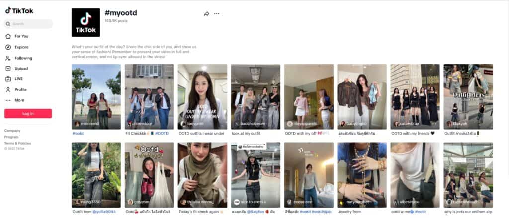 แฮชแท็กยอดฮิต tiktok